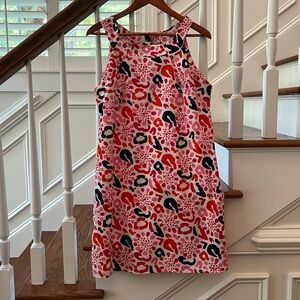 Orange & Pink Leopard Sundress